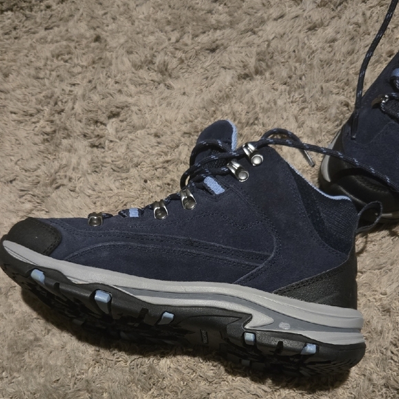 Skechers Trego Alpine Hiking Walking Boots Navy - Picture 5 of 11